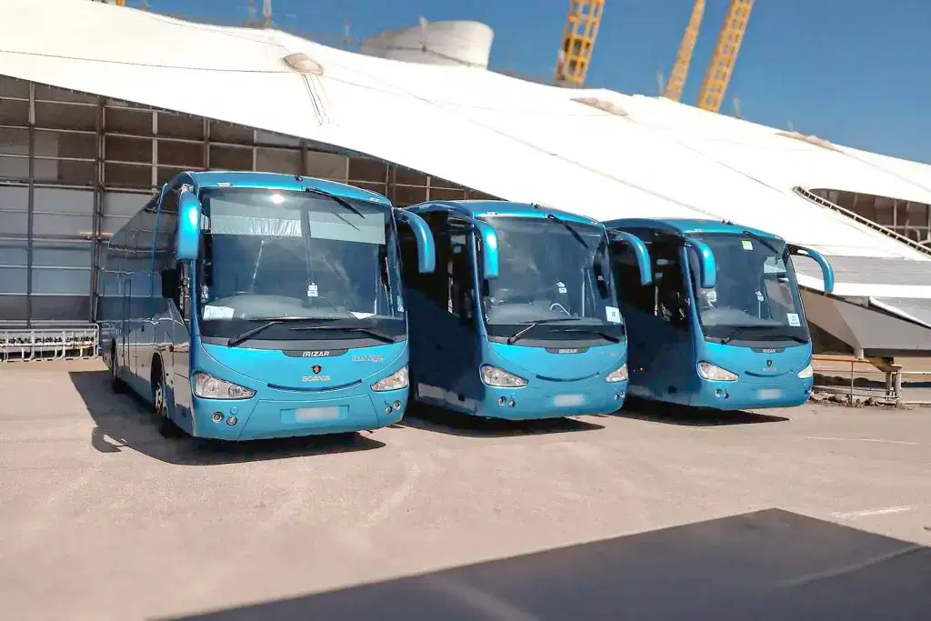 A meticulously maintained collection of flagship Scania Irizar Century coaches and premium Mercedes-Benz and Range Rover executive vehicles. Serving Manchester since 1996, our fleet delivers the absolute standard in safety, privacy, and first-class group travel.